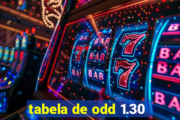 tabela de odd 1.30